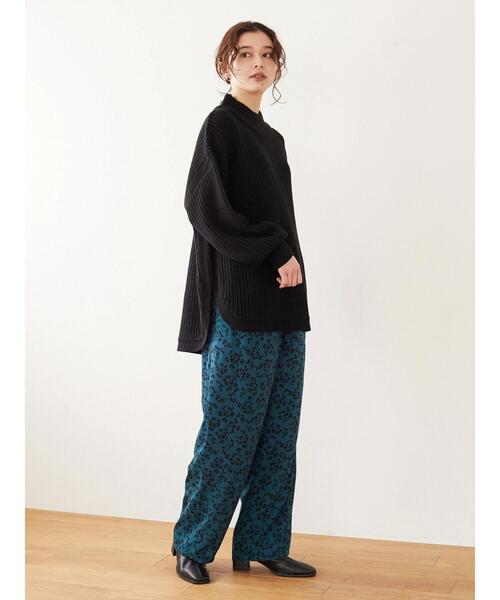 Sugar spoon（シュガースプーン）の「・SUGAR SPOON フラワーワイドパンツ＊（その他パンツ・レディース・ブラック/ブラウン/グリーン・FREE）」の19枚目の写真