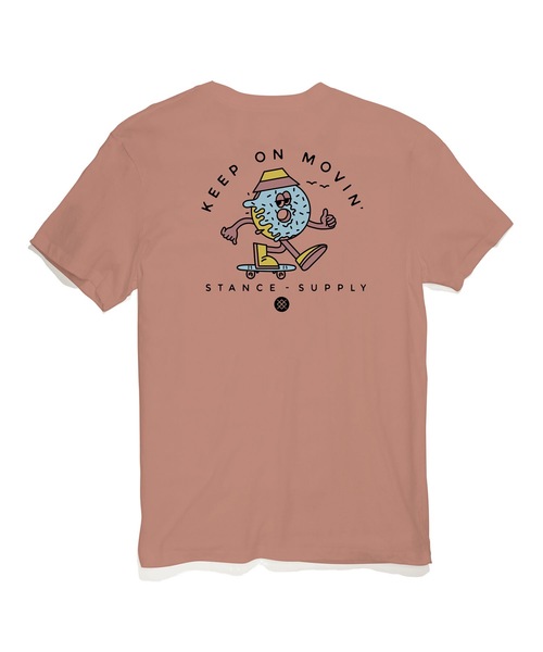 STANCE(スタンス)の「【STANCE/スタンス】TRUCKIN SS / グラフィックTシャツ / ユニセックス バックプリント(Tシャツ/カットソー・メンズ・ローズ・SMALL/MEDIUM/LARGE/X-LARGE)」の10枚目の写真