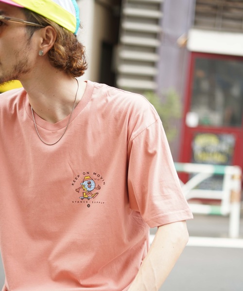 STANCE(スタンス)の「【STANCE/スタンス】TRUCKIN SS / グラフィックTシャツ / ユニセックス バックプリント(Tシャツ/カットソー・メンズ・ローズ・SMALL/MEDIUM/LARGE/X-LARGE)」の8枚目の写真