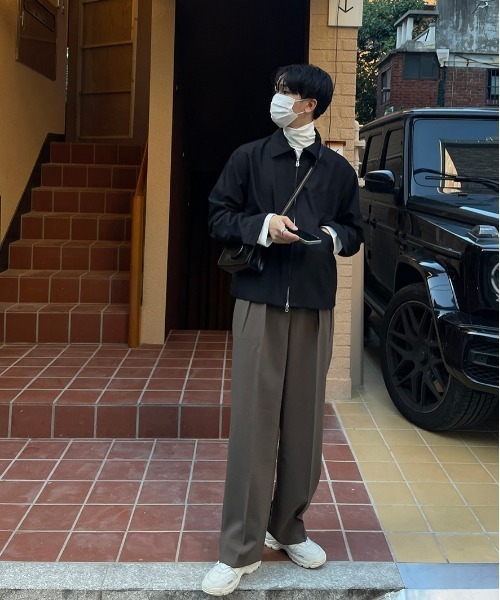 ASCLO（エジュクロ）の「ASCLO ウォーマータートルネックTシャツ（Tシャツ/カットソー・メンズ・ブラック/グレー/アイボリー・FREE）」の16枚目の写真