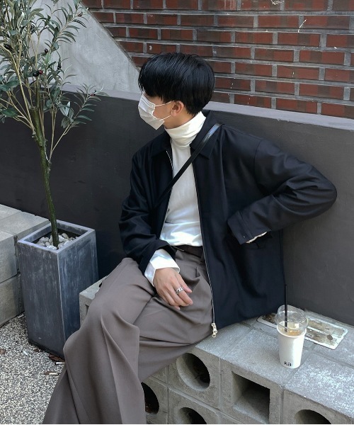 ASCLO（エジュクロ）の「ASCLO ウォーマータートルネックTシャツ（Tシャツ/カットソー・メンズ・ブラック/グレー/アイボリー・FREE）」の18枚目の写真