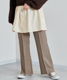 cepo | チェックフロントポケットフレアー(その他パンツ)