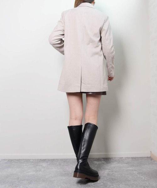 shopnikoniko(ショップニコニコ)の「千鳥柄ジャケット(テーラードジャケット・レディース・ベージュ/ブラウン/ブラック・フリー)」の20枚目の写真