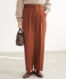earth music&ecology | ハイウエストタックストレートパンツ＊(その他パンツ)