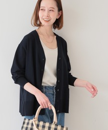 SLOBE IENA | アイスコットンVネックカーディガン【手洗い可能】◆(カーディガン/ボレロ)