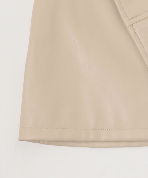 Ray BEAMS（レイビームス）の「Ray BEAMS / フェイクレザー ラップ ベルト（ベルト・レディース・ブラック/ベージュ・ONE SIZE）」の11枚目の写真