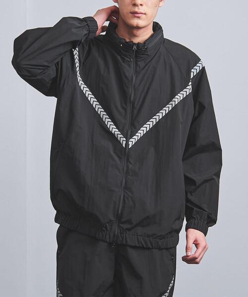 EN ROUTE（アンルート）の「＜EN ROUTE（アンルート）＞ RUN ナイロン リフレクター ジップアップ ブルゾン（ブルゾン・メンズ・ブラック/オリーブ・1/2/3）」の2枚目の写真