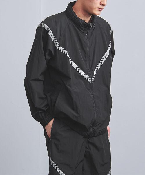 EN ROUTE（アンルート）の「＜EN ROUTE（アンルート）＞ RUN ナイロン リフレクター ジップアップ ブルゾン（ブルゾン・メンズ・ブラック/オリーブ・1/2/3）」の3枚目の写真