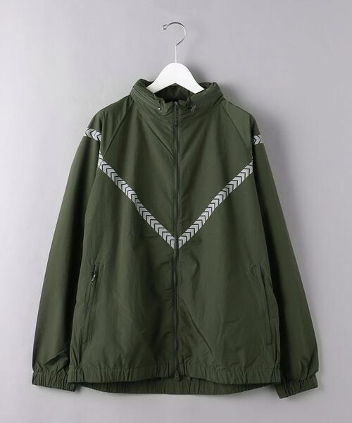 EN ROUTE（アンルート）の「＜EN ROUTE（アンルート）＞ RUN ナイロン リフレクター ジップアップ ブルゾン（ブルゾン・メンズ・ブラック/オリーブ・1/2/3）」の4枚目の写真