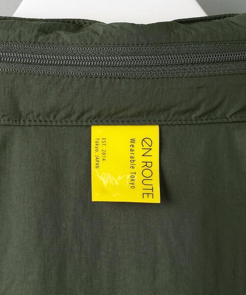 EN ROUTE（アンルート）の「＜EN ROUTE（アンルート）＞ RUN ナイロン リフレクター ジップアップ ブルゾン（ブルゾン・メンズ・ブラック/オリーブ・1/2/3）」の21枚目の写真