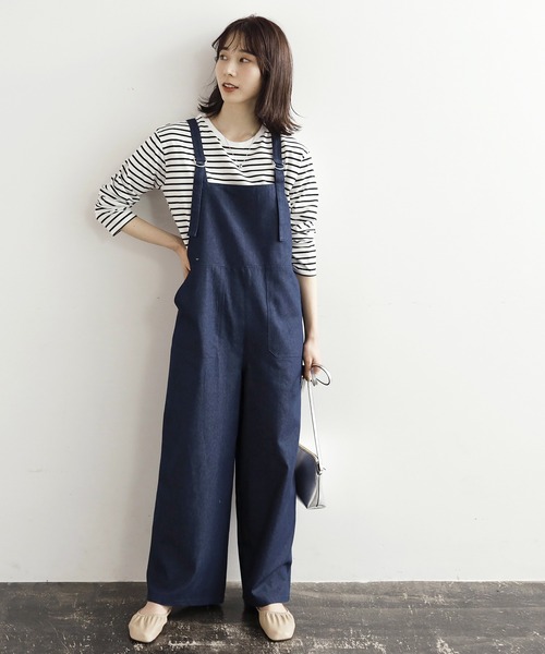 GeeRA（ジーラ）の「オーバーオール風大人サロペット（サロペット/オーバーオール・レディース・ブラック/ブルー系その他・MEDIUM/LARGE/X-LARGE）」の12枚目の写真