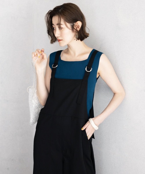 GeeRA（ジーラ）の「オーバーオール風大人サロペット（サロペット/オーバーオール・レディース・ブラック/ブルー系その他・MEDIUM/LARGE/X-LARGE）」の20枚目の写真