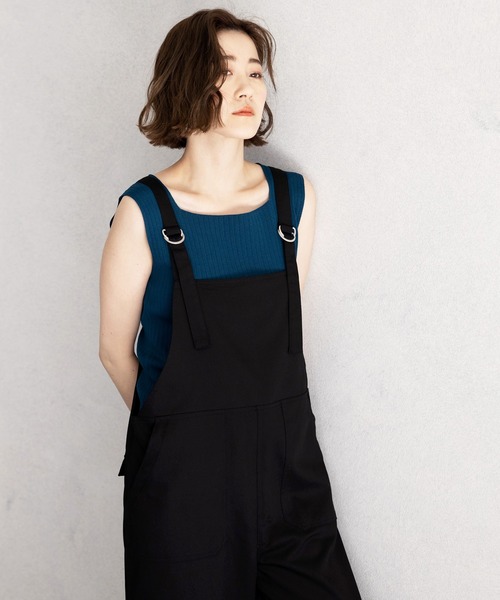 GeeRA（ジーラ）の「オーバーオール風大人サロペット（サロペット/オーバーオール・レディース・ブラック/ブルー系その他・MEDIUM/LARGE/X-LARGE）」の19枚目の写真