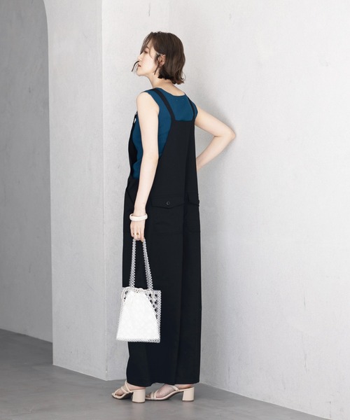 GeeRA（ジーラ）の「オーバーオール風大人サロペット（サロペット/オーバーオール・レディース・ブラック/ブルー系その他・MEDIUM/LARGE/X-LARGE）」の16枚目の写真