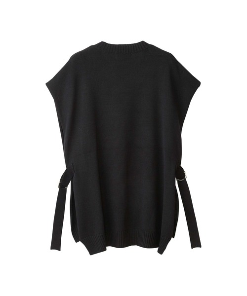 HYSTERIC GLAMOUR(ヒステリックグラマー)の「JUST LEAN BACK ベスト(ベスト・レディース・ブラック/グリーン/トップグレー・FREE)」の4枚目の写真