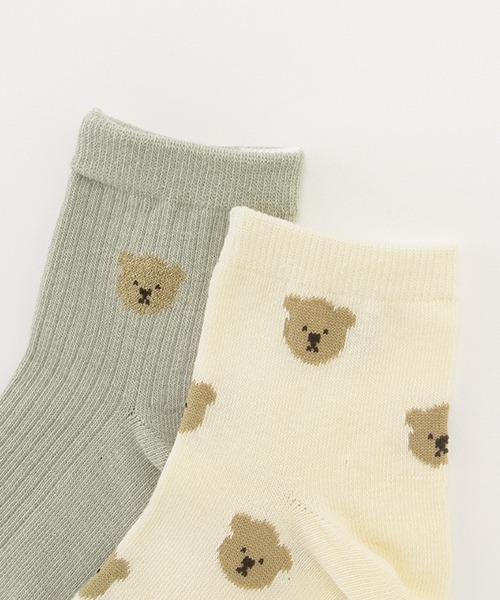 petit main（プティマイン）の「アソート2Pアンクルソックス（ソックス/靴下・キッズ・ライトピンク/マスタード/ライトグリーン/ベージュ・SS/S/L/M）」の5枚目の写真