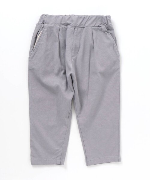 apres les cours（アプレレクール）の「ゆったりテーパードパンツ/7days Style pants_ストレッチ 9分丈（その他パンツ・キッズ・ブラウン/グレー/チェック/パープル/ベージュ/アイボリー/ミント/クリーム・100/120/130/90/110/80/140）」の7枚目の写真