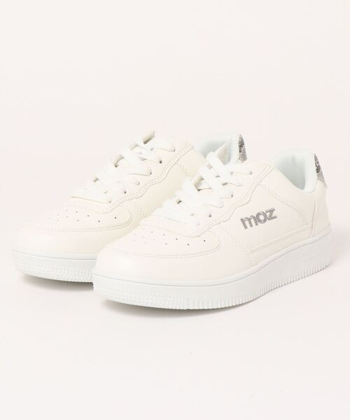 moz(モズ)の「【MOZ】モズ スニーカー MZ-47650(スニーカー・レディース・ベージュ/ラベンダー/ホワイト/パープル系その他/ブラック×ブラック・22.5cm/23.5cm/24.0cm/23.0cm/24.5cm)」の2枚目の写真