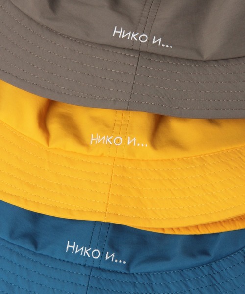 niko and...(ニコアンド)の「サイドロゴナイロンハット(ハット・メンズ・ブラック/ベージュ/イエロー/ブルー・FREE)」の14枚目の写真