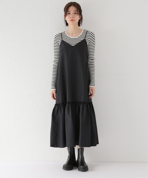 spick and span ナイロンタスランティアードキャミワンピース Spick & Span（スピックアンドスパン）の「ナイロンタスラン