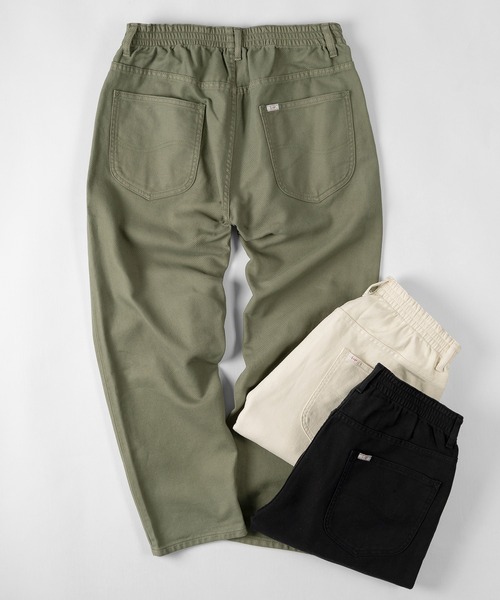 Lee（リー）の「【Lee/リー】イージーワイド テーパードパンツ/リラックスパンツ（その他パンツ・メンズ・オリーブ/アイボリー/ブラック・S/M/L/XL）」の7枚目の写真
