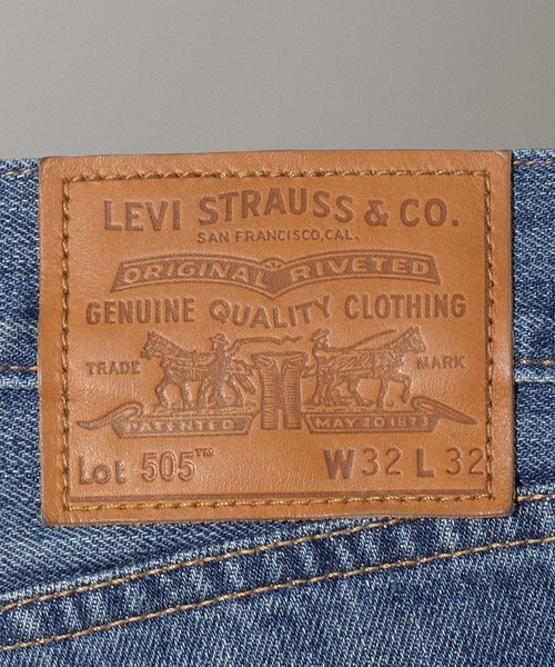 Levi's（リーバイス）の「Levi's/リーバイス 505(TM) レギュラーストレート TAOS MIU（デニムパンツ・メンズ・インディゴブルー・W28 L32/W29 L32/W30 L32/W31 L32/W32 L32/W33 L32/W34 L32/W36 L32/38inch）」の14枚目の写真