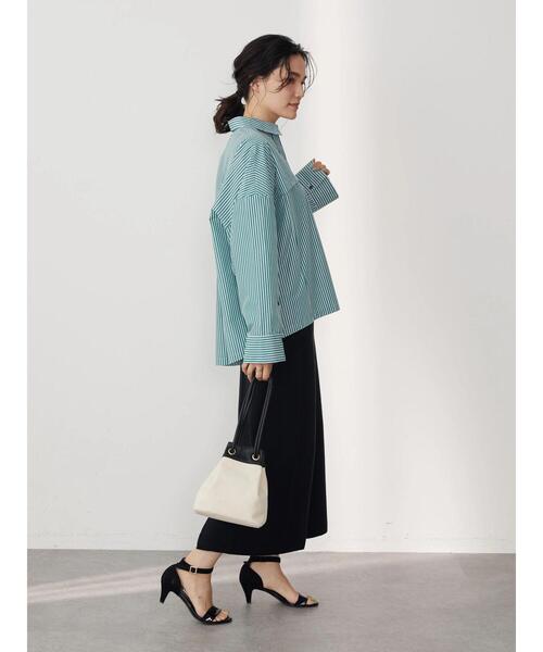 AMERICAN HOLIC（アメリカンホリック）の「イージーケアオープンスリーブシャツ（シャツ/ブラウス・レディース・オフホワイト/グリーン系その他3/イエロー系その他3/レッド系その他2・M/L）」の21枚目の写真