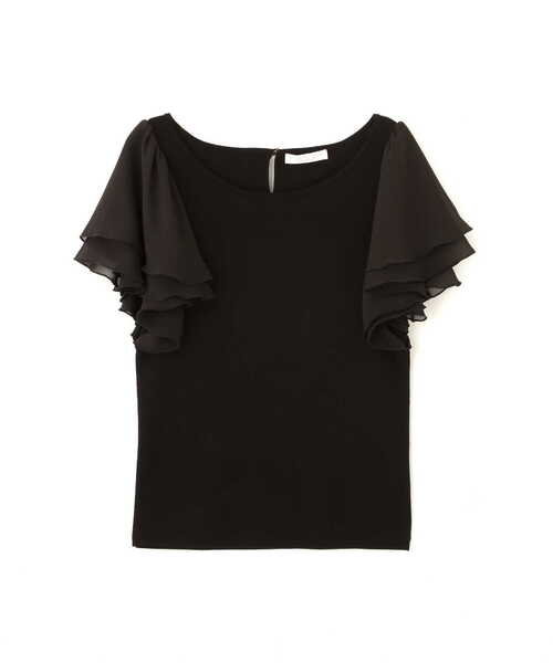 PROPORTION BODY DRESSING（プロポーションボディドレッシング）の「ラッフルスリーブニット / 1212170404（ニット/セーター・レディース・ブラック/ホワイト/ピンク/パープル・FREE）」の5枚目の写真