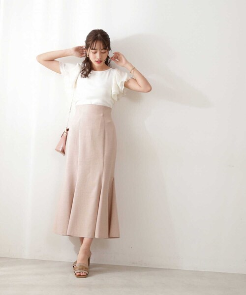 PROPORTION BODY DRESSING（プロポーションボディドレッシング）の「ラッフルスリーブニット / 1212170404（ニット/セーター・レディース・ブラック/ホワイト/ピンク/パープル・FREE）」の12枚目の写真