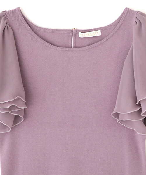 PROPORTION BODY DRESSING（プロポーションボディドレッシング）の「ラッフルスリーブニット / 1212170404（ニット/セーター・レディース・ブラック/ホワイト/ピンク/パープル・FREE）」の21枚目の写真