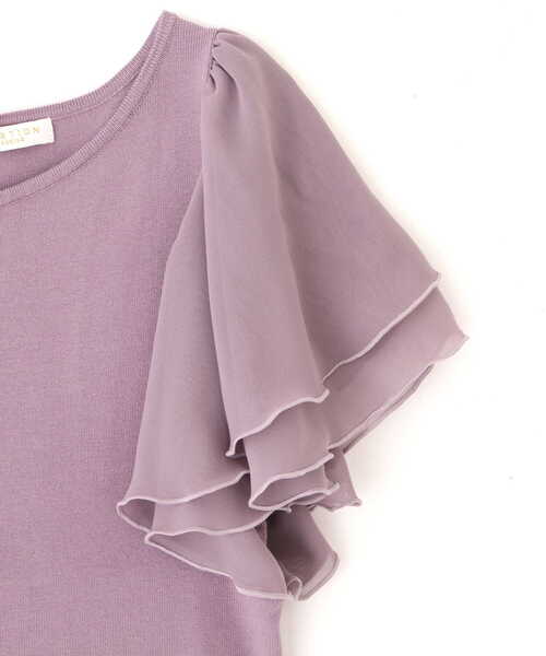 PROPORTION BODY DRESSING（プロポーションボディドレッシング）の「ラッフルスリーブニット / 1212170404（ニット/セーター・レディース・ブラック/ホワイト/ピンク/パープル・FREE）」の22枚目の写真