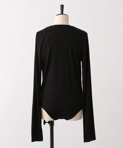 A part by（アパートバイ）の「【e/rm】エニワイズボデイスーツ　276210（その他トップス・レディース・ブラック/オフホワイト・FREE）」の4枚目の写真