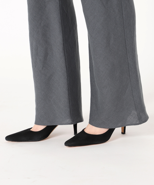 美品✨2023SS ヴェルメイユパーイエナ　ベルギーリネンパンツ　グレー セール】ベルギーリネンパンツ（その他パンツ）｜VERMEIL par