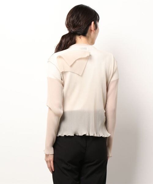 kotohayokozawa(コトハヨコザワ)の「kotohayokozawa CARDIGAN TD22S-CR(カーディガン/ボレロ・レディース・カーキ/ベージュ/ブラック・FREE)」の16枚目の写真