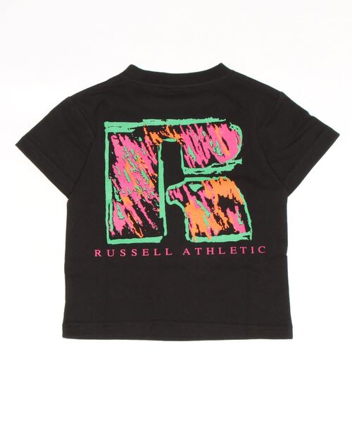 Russell Athletic（ラッセルアスレティック）の「【RUSSELL】手書きロゴTee（100～150cm）（Tシャツ/カットソー・キッズ・ブラック/オフホワイト/ピンク・100/110/120/130/140/150）」の4枚目の写真