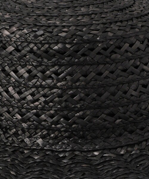 FREAK'S STORE(フリークスストア)の「Casselini/キャセリーニ なみなみハット(ハット・レディース・ブラック/ナチュラル・ONE SIZE)」の7枚目の写真