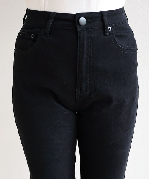andme(アンドミー)の「ストレッチツイルスキニーパンツ(その他パンツ・レディース・ブラック・S/M/L)」の12枚目の写真