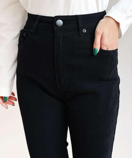 andme(アンドミー)の「ストレッチツイルスキニーパンツ(その他パンツ・レディース・ブラック・S/M/L)」の13枚目の写真