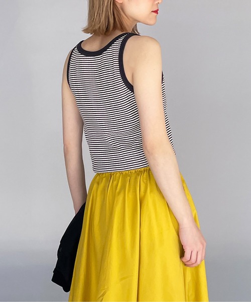 PICCIN(ピッチン)の「タンクトップ(タンクトップ・レディース・チャコールグレー/ブラック系その他2/モカ/オフホワイト・M)」の21枚目の写真