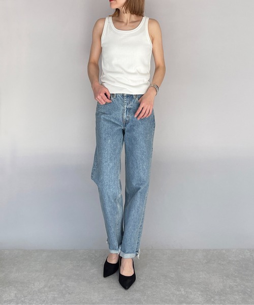 PICCIN(ピッチン)の「タンクトップ(タンクトップ・レディース・チャコールグレー/ブラック系その他2/モカ/オフホワイト・M)」の10枚目の写真