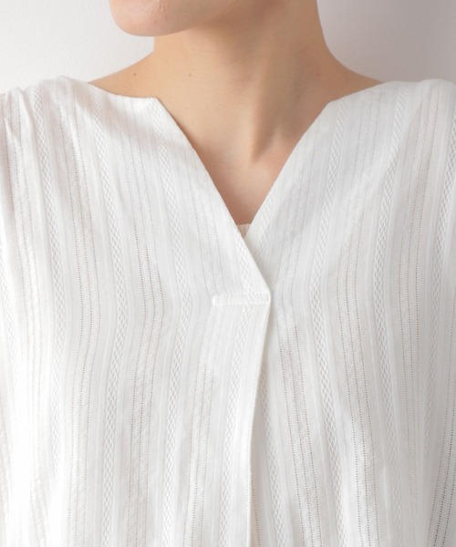 LEPSIM（レプシィム）の「デザインレースチュニック　268229（シャツ/ブラウス・レディース・ブラック/オフホワイト/イエロー・FREE）」の10枚目の写真