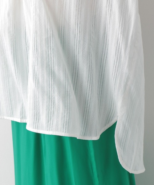 LEPSIM（レプシィム）の「デザインレースチュニック　268229（シャツ/ブラウス・レディース・ブラック/オフホワイト/イエロー・FREE）」の12枚目の写真