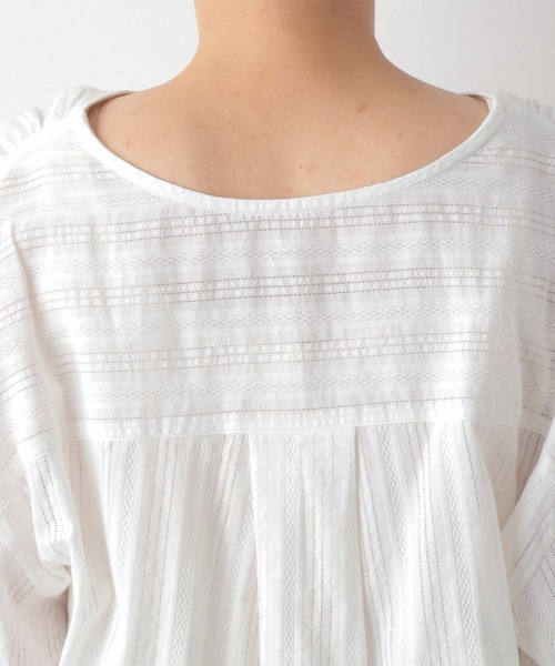 LEPSIM（レプシィム）の「デザインレースチュニック　268229（シャツ/ブラウス・レディース・ブラック/オフホワイト/イエロー・FREE）」の13枚目の写真