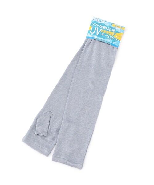 DRESKIP（ドレスキップ）の「◆【クールセンサー/接触冷感】ロングアームカバー（その他小物・レディース・グレー系その他6/グレー系4・00）」の3枚目の写真