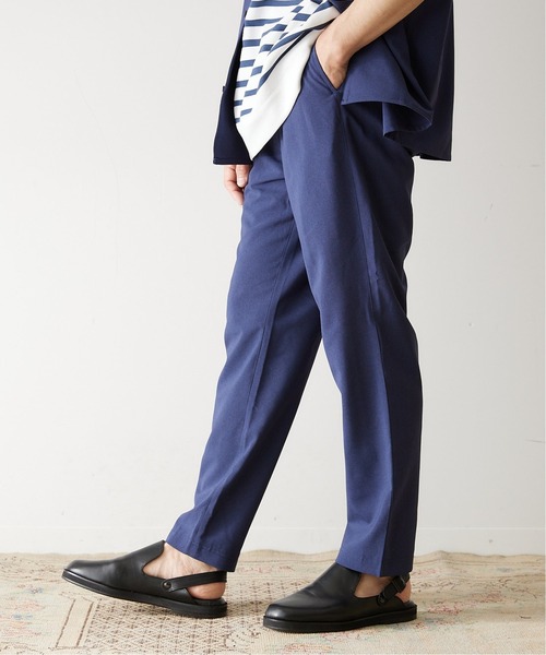 417 EDIFICE(フォーワンセブンエディフィス)の「【シャツ+パンツの2点セット】ドライタッチトロ シャツ セットアップ(セットアップ・メンズ・ベージュ/ネイビー/カーキ・SMALL/MEDIUM/LARGE)」の5枚目の写真
