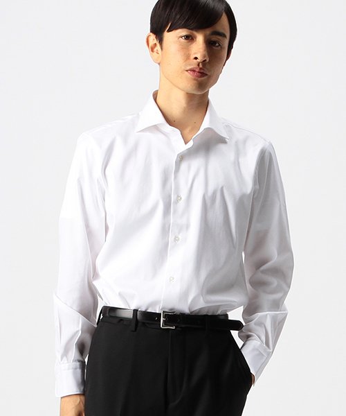 B:MING by BEAMS（ビーミングバイビームス）の「ビーミング by ビームス / ピンオックスワイドシャツ（シャツ/ブラウス・メンズ・ホワイト/サックスブルー・SMALL/MEDIUM/LARGE/X-LARGE）」の2枚目の写真