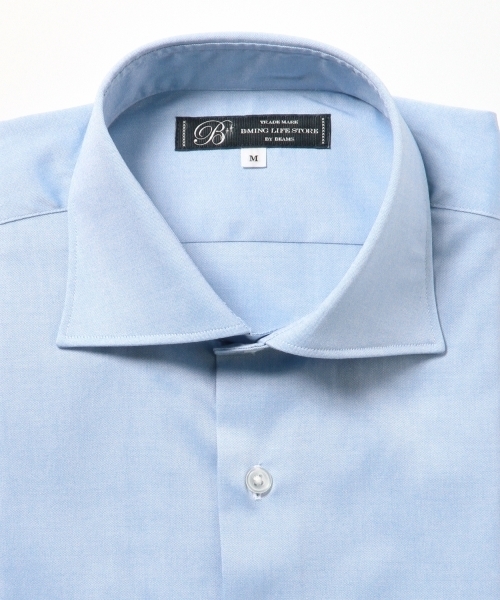 B:MING by BEAMS（ビーミングバイビームス）の「ビーミング by ビームス / ピンオックスワイドシャツ（シャツ/ブラウス・メンズ・ホワイト/サックスブルー・SMALL/MEDIUM/LARGE/X-LARGE）」の14枚目の写真
