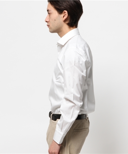 B:MING by BEAMS（ビーミングバイビームス）の「ビーミング by ビームス / ピンオックスワイドシャツ（シャツ/ブラウス・メンズ・ホワイト/サックスブルー・SMALL/MEDIUM/LARGE/X-LARGE）」の17枚目の写真