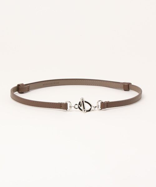 MERCURYDUO（マーキュリーデュオ）の「ビットベルト（ベルト・レディース・ベージュ/ブラウン・FREE）」の2枚目の写真