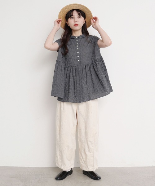 大人気♡アトリエドゥサボン チェック柄 シャツ ブラウス l'atelier du savon｜アトリエ ドゥ サボンのシャツ/ブラウス